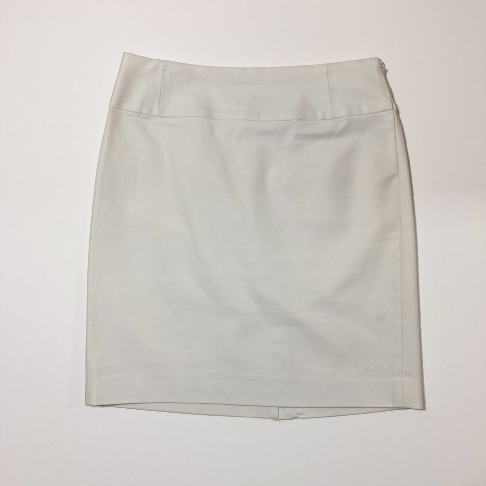 Banana Republic White Suit Skirt